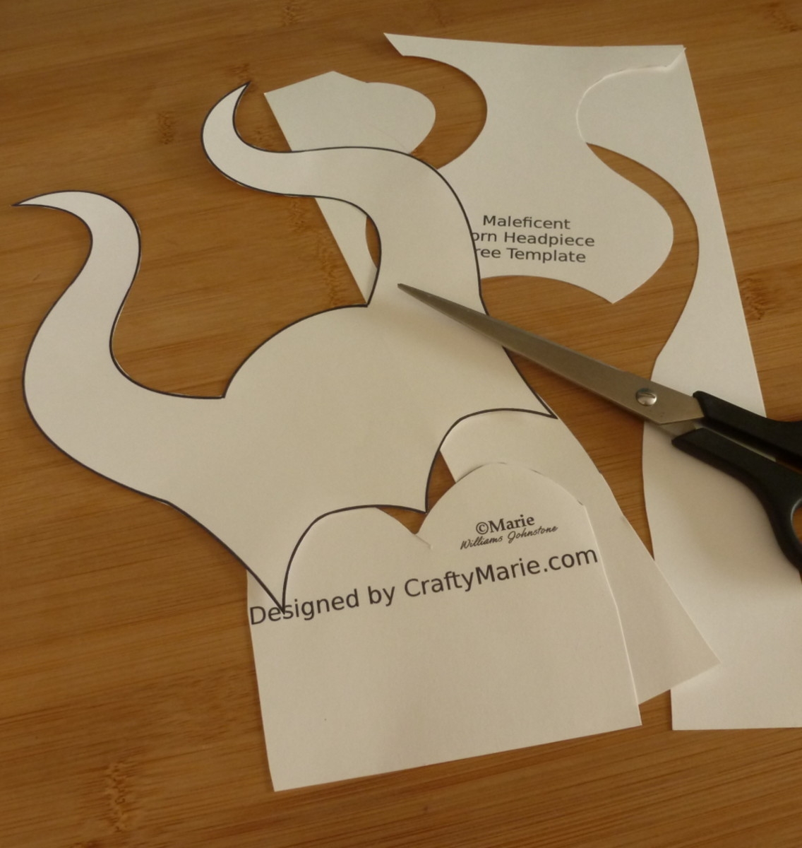 How To Make Maleficent Horns With Free Template HubPages