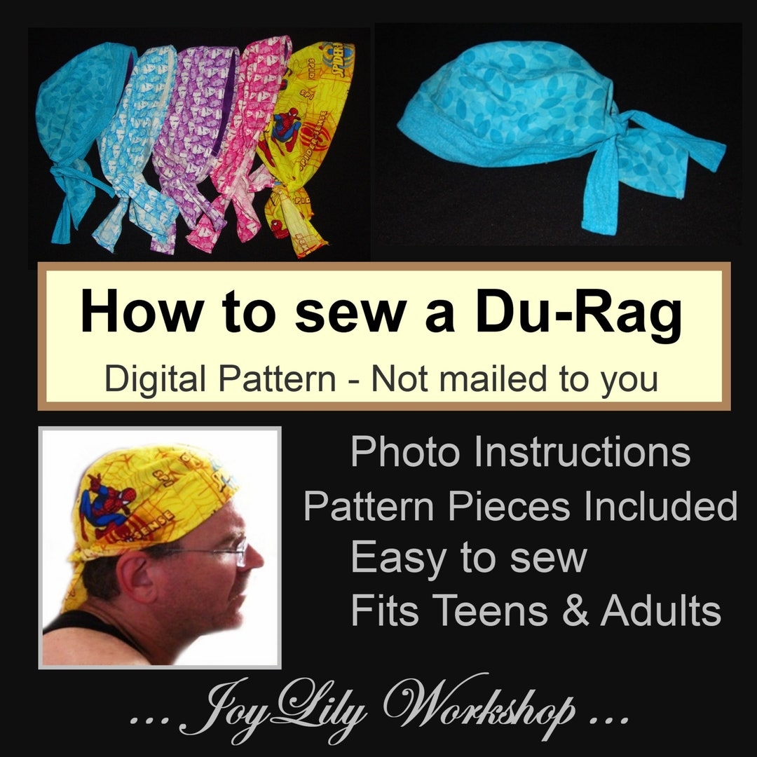 Free Printable Dew Rag Pattern