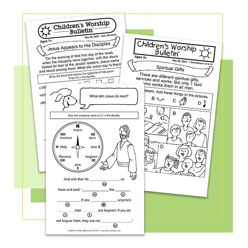 Ideas For Children s Church Children s Church Lessons Sample Children s Worship Bulletins Children s Worship Bulletins