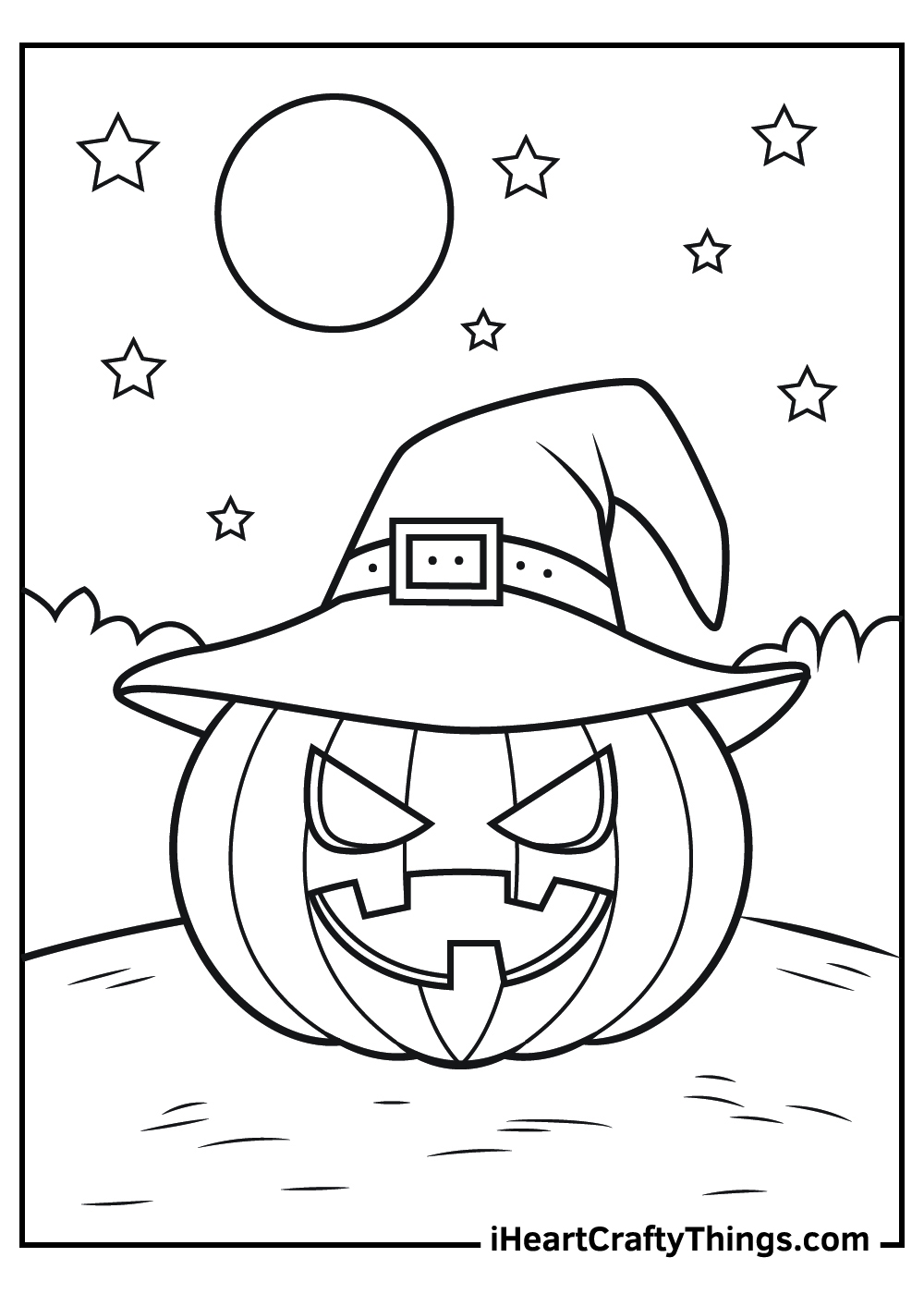 Jack O Lantern Coloring Pages 100 Free Printables 