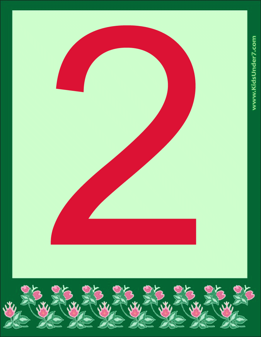Free Printable Number Flashcards 1 10