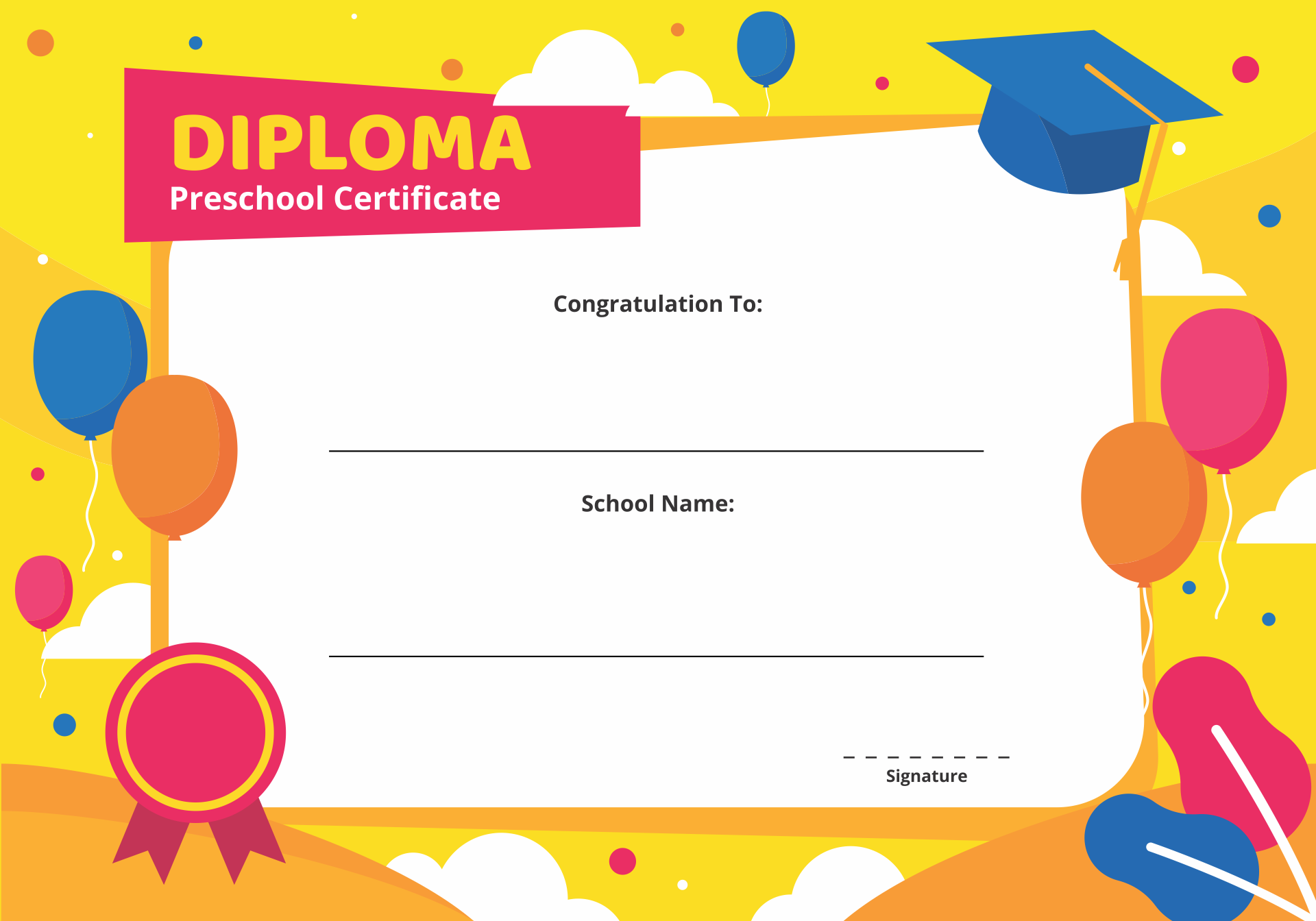 Kindergarten Graduation Certificate Template 10 Free PDF Printables Printablee