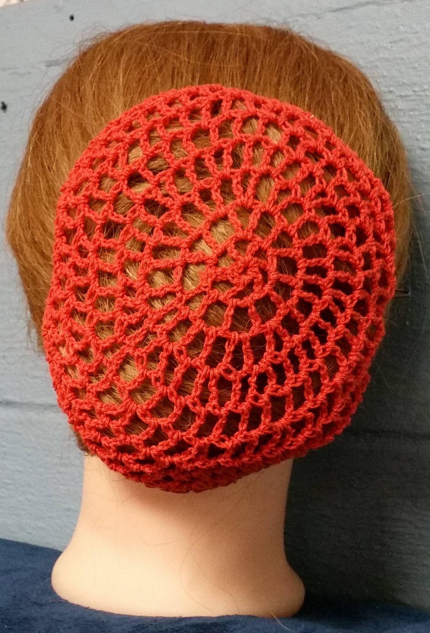 Large Size Hair Bun Cover In Cotton Crochet Thread