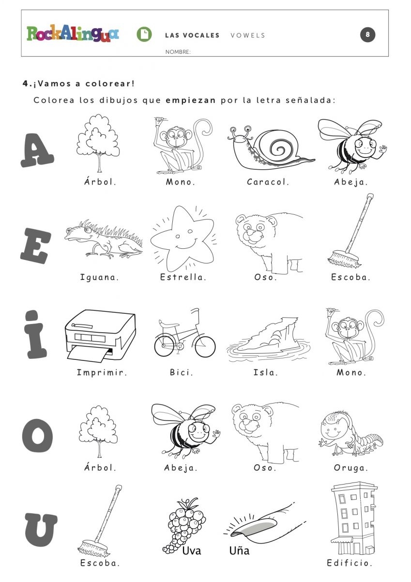 Las Vocales