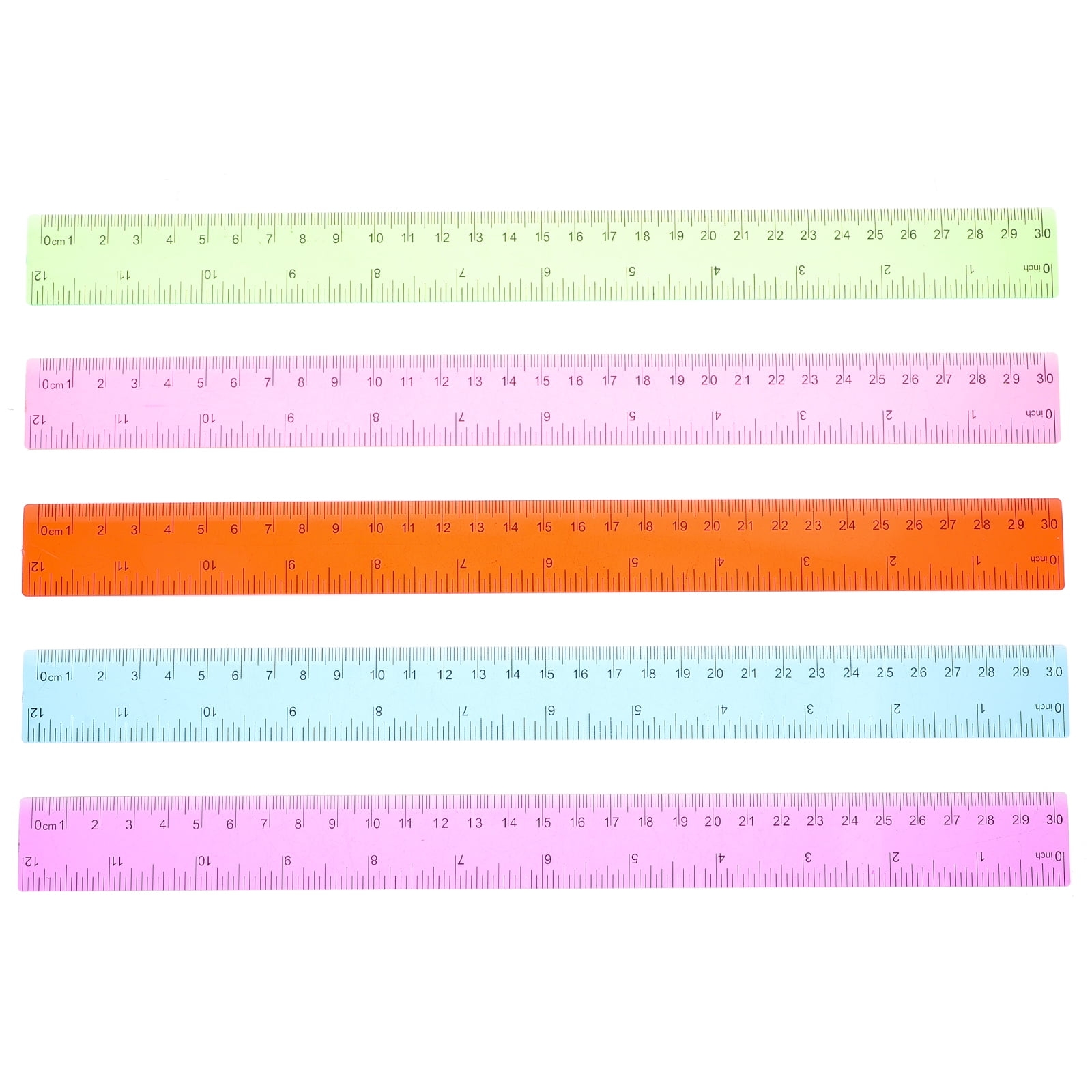 Learning Resources Inchworm Rulers Set Of 10 Walmart