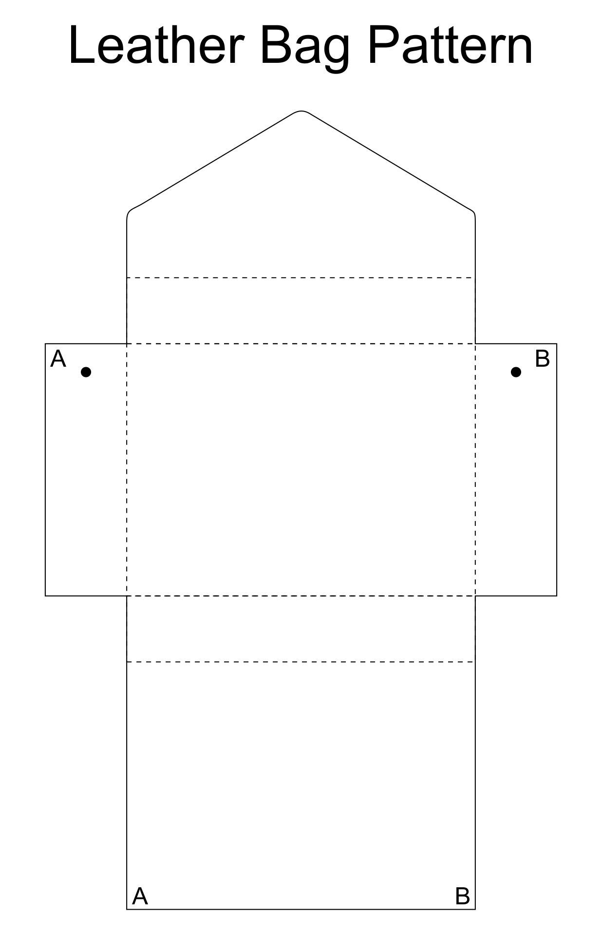 Leather Handbag Patterns 14 Free PDF Printables Printablee