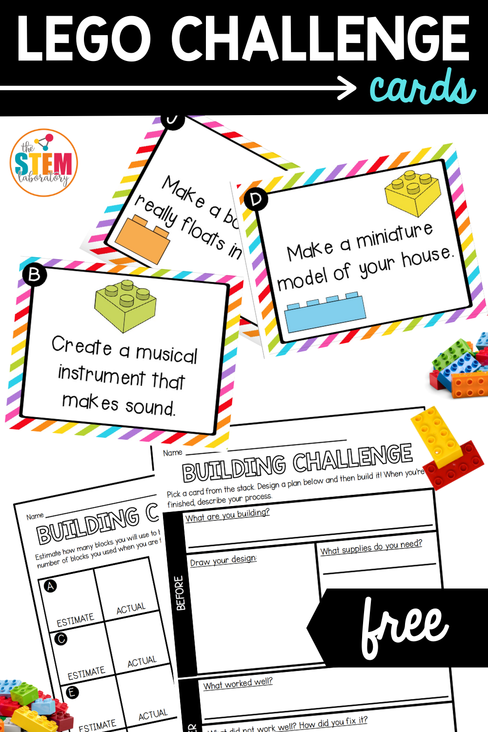 LEGO Challenge Cards The Stem Laboratory