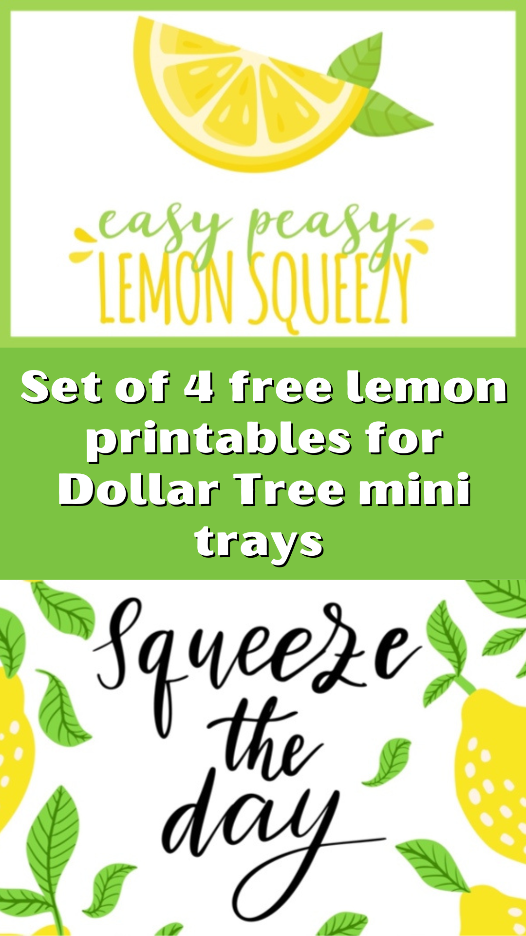 Lemon Printables