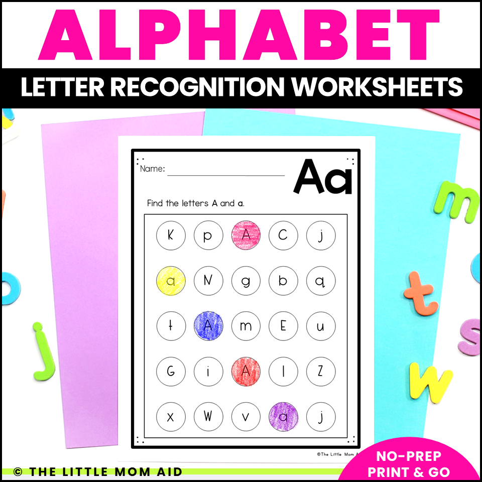 Free Printables For Letter Recognition