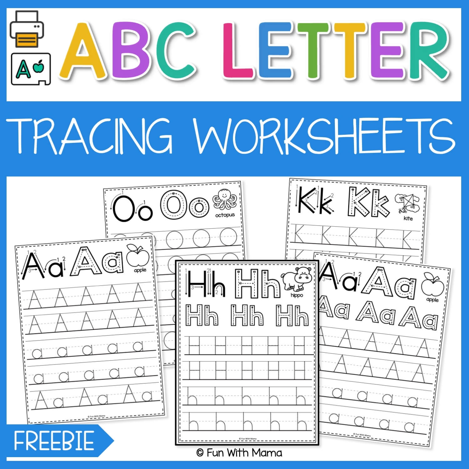 Alphabet Tracing Free Printables