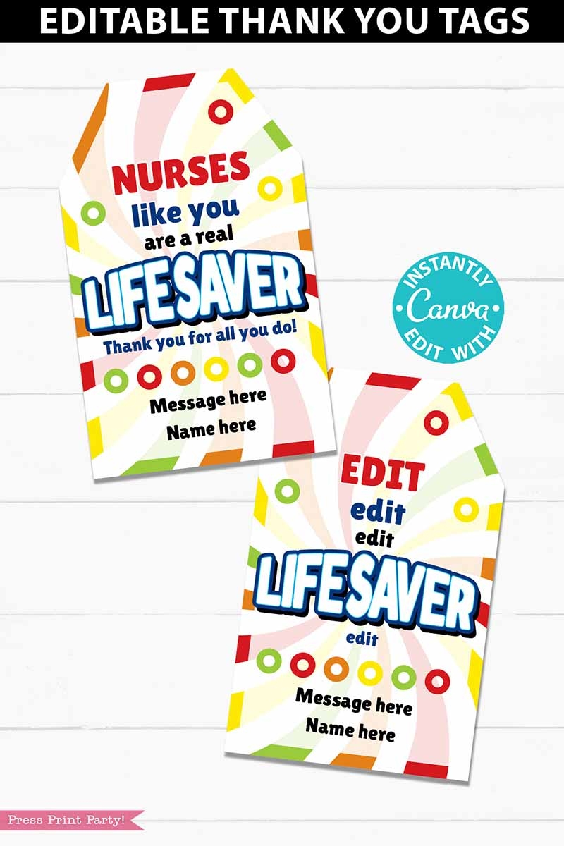 You Re A Lifesaver Printable Free
