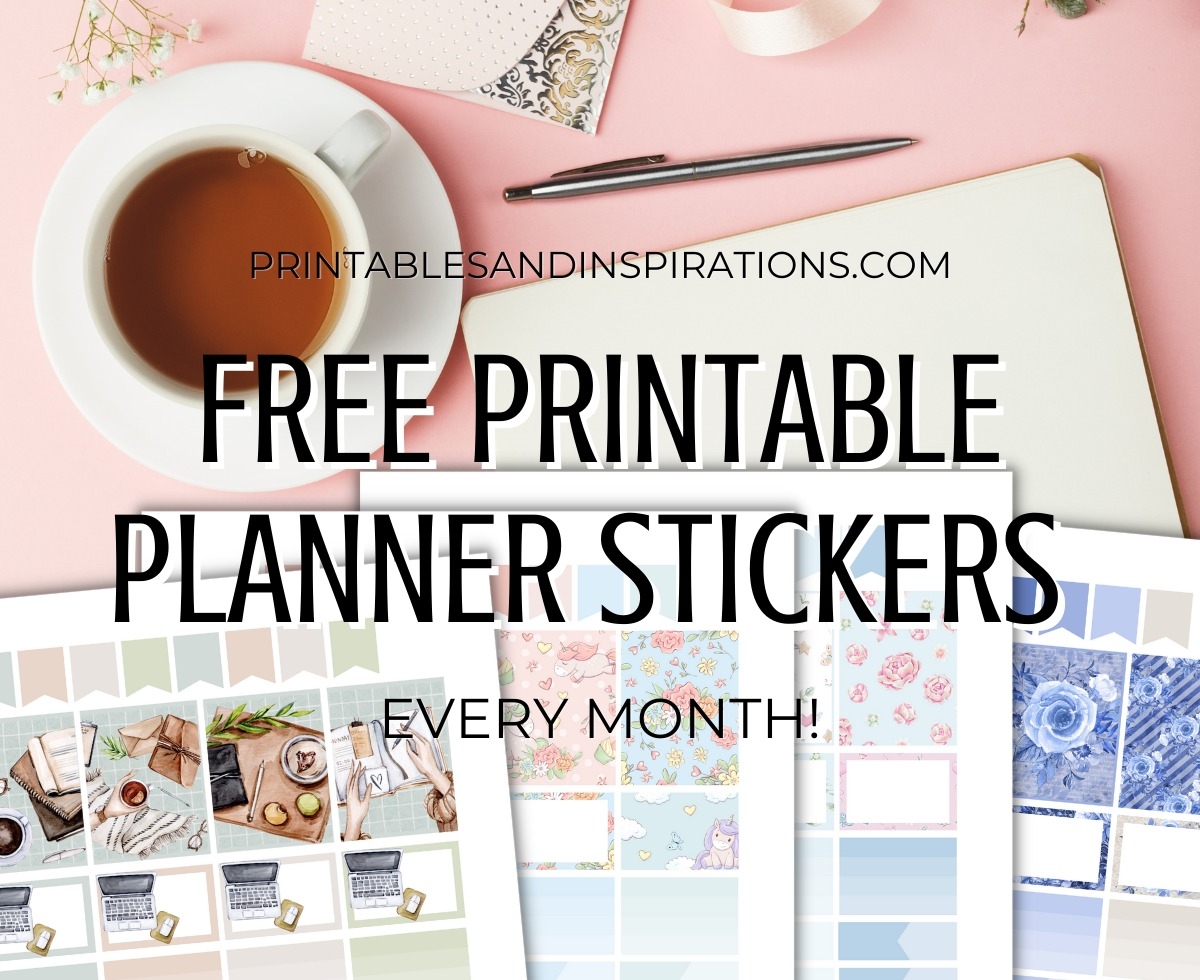 List Of Pretty Planner Stickers Free Printable Printables And Inspirations