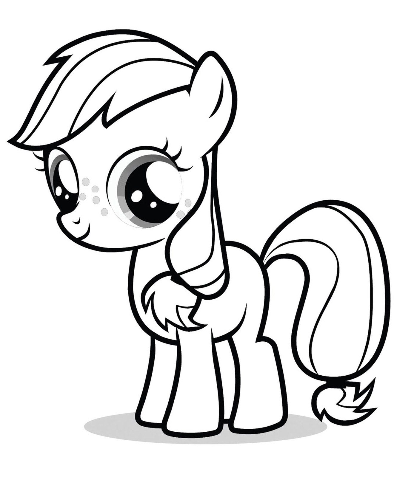 Little Pony Printable Coloring Page For Kids My Little Pony Coloring Pages For Kids