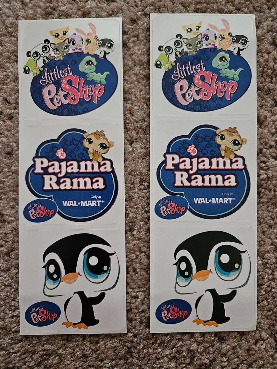 Littlest Pet Shop Sticker Sheets Lot Of 2 The Same Walmart NEW EBay