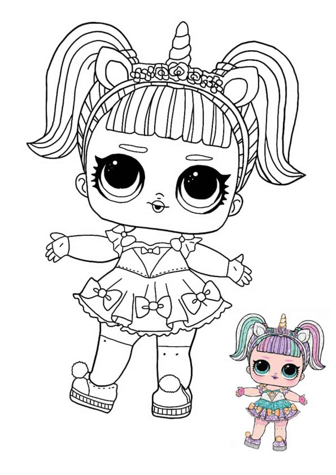 Lol Unicorn Coloring Pages 2 Free Printable Coloring Sheets 2021 