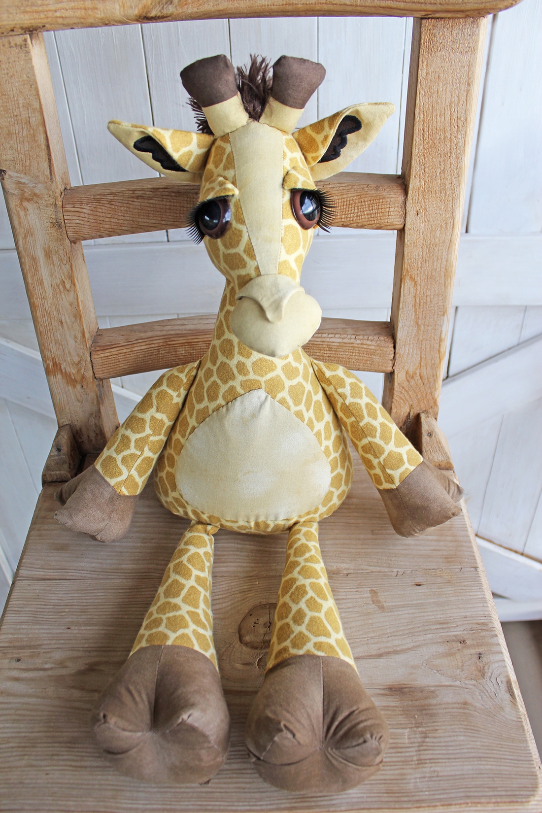 Lounging Leafer Giraffe Doll Sewing Pattern And Tutorial DIGITAL PDF 