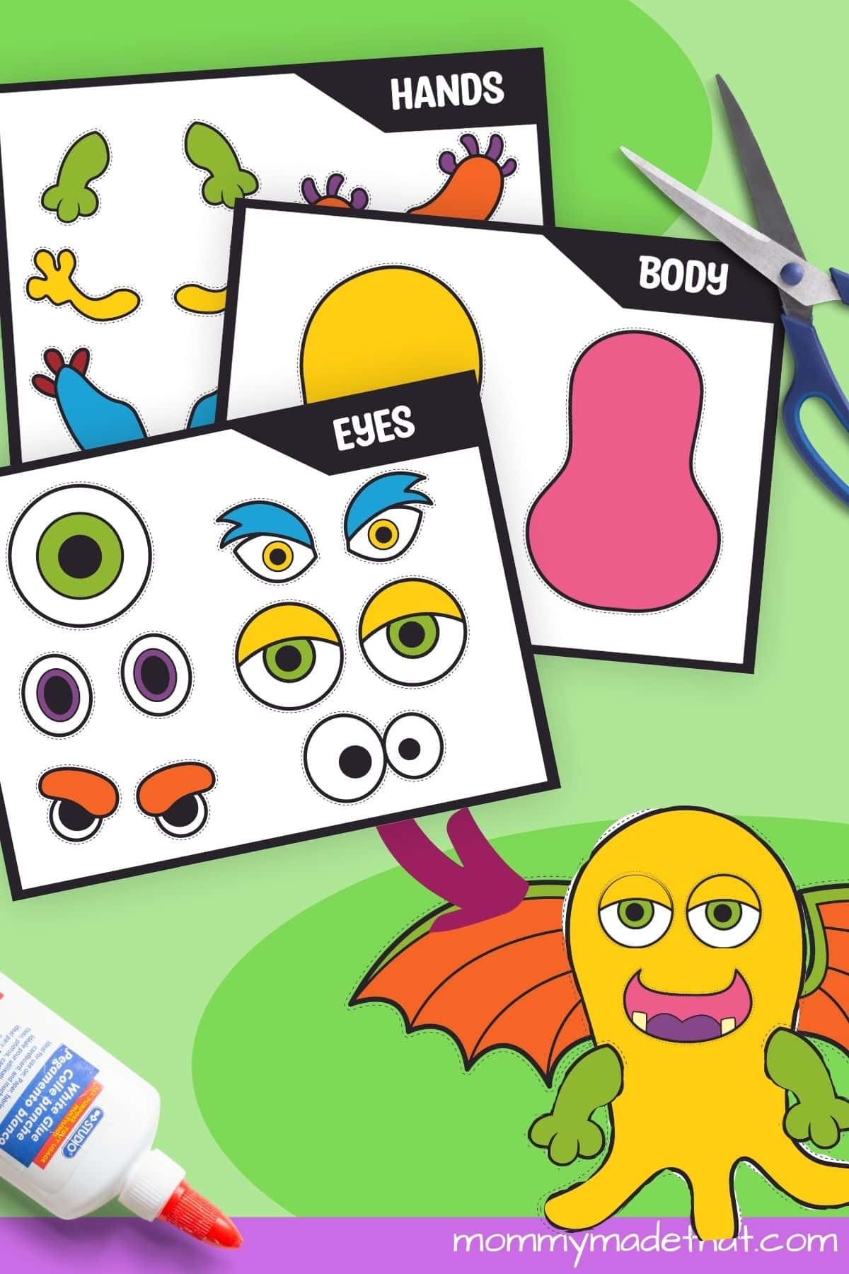 Make A Monster Printable Template