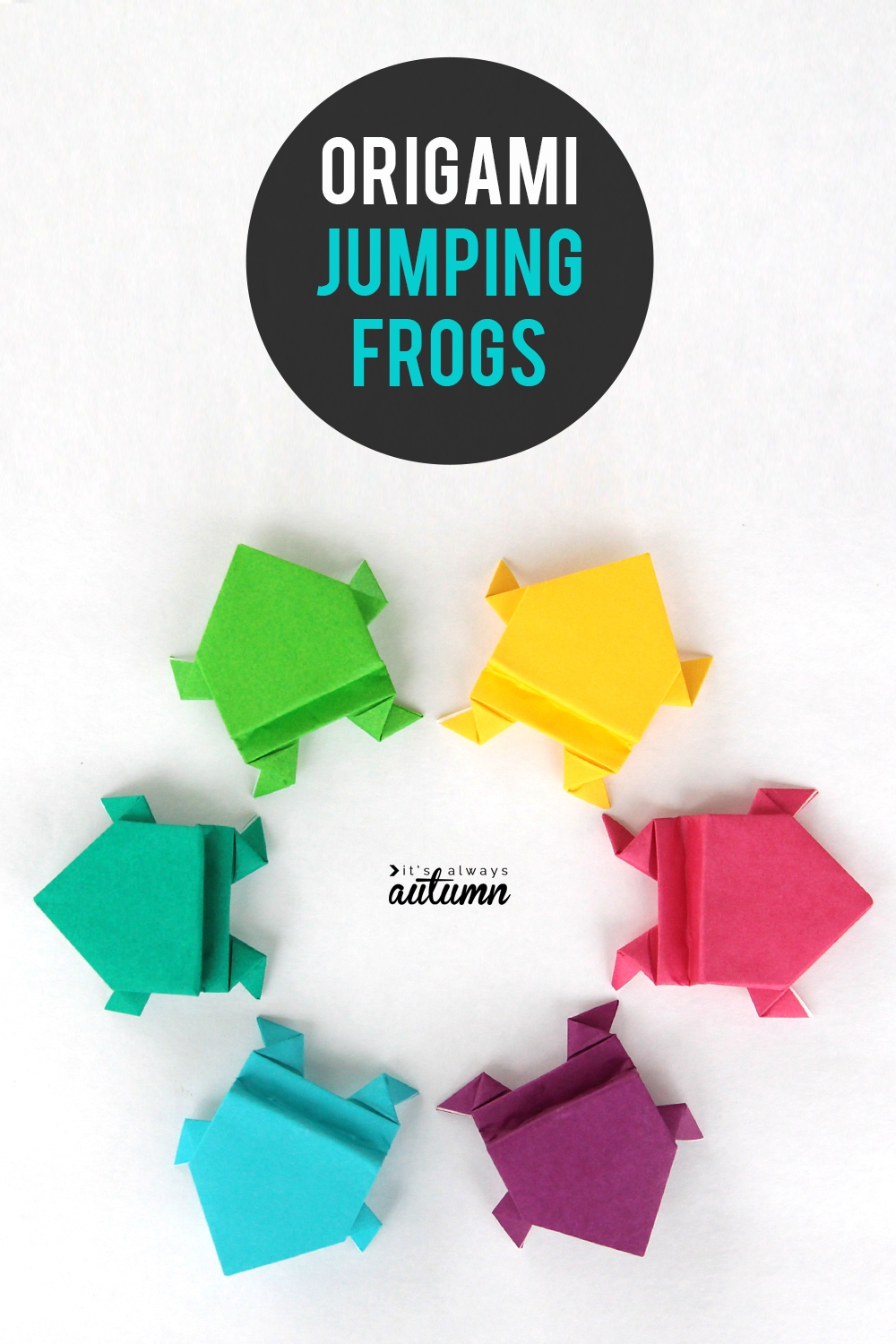 Make An Origami Frog That Really Jumps It s Always Autumn