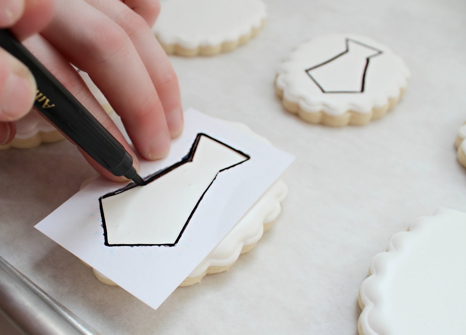 Making A Paper Cookie Stencil The Sweet Adventures Of Sugar Belle