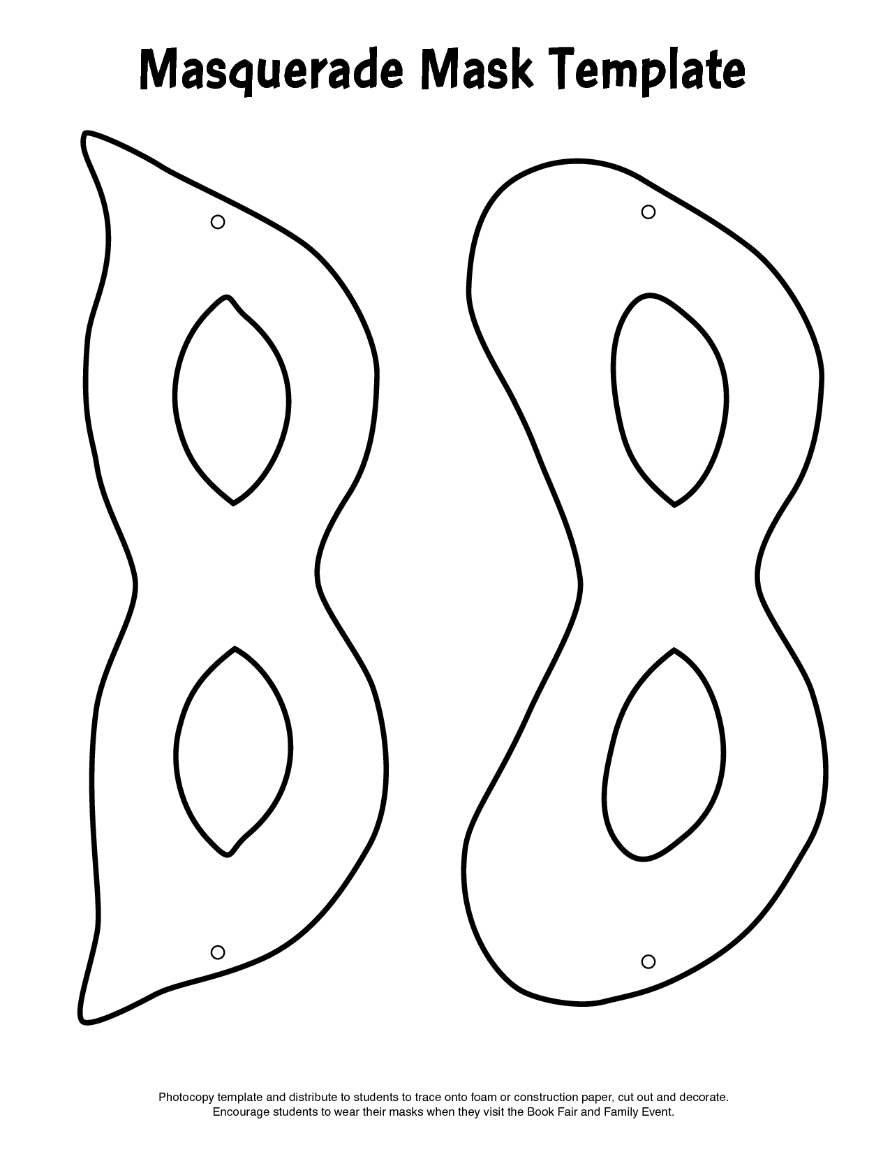 Free Printable Circus Animal Mask