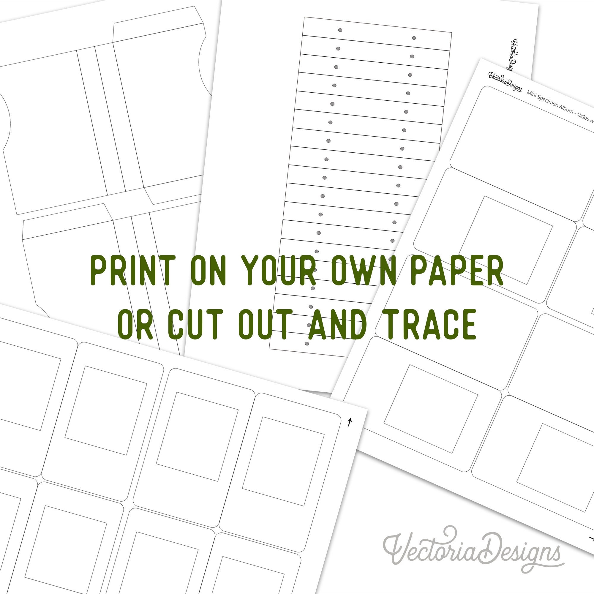 Free Printable Mini Album Templates