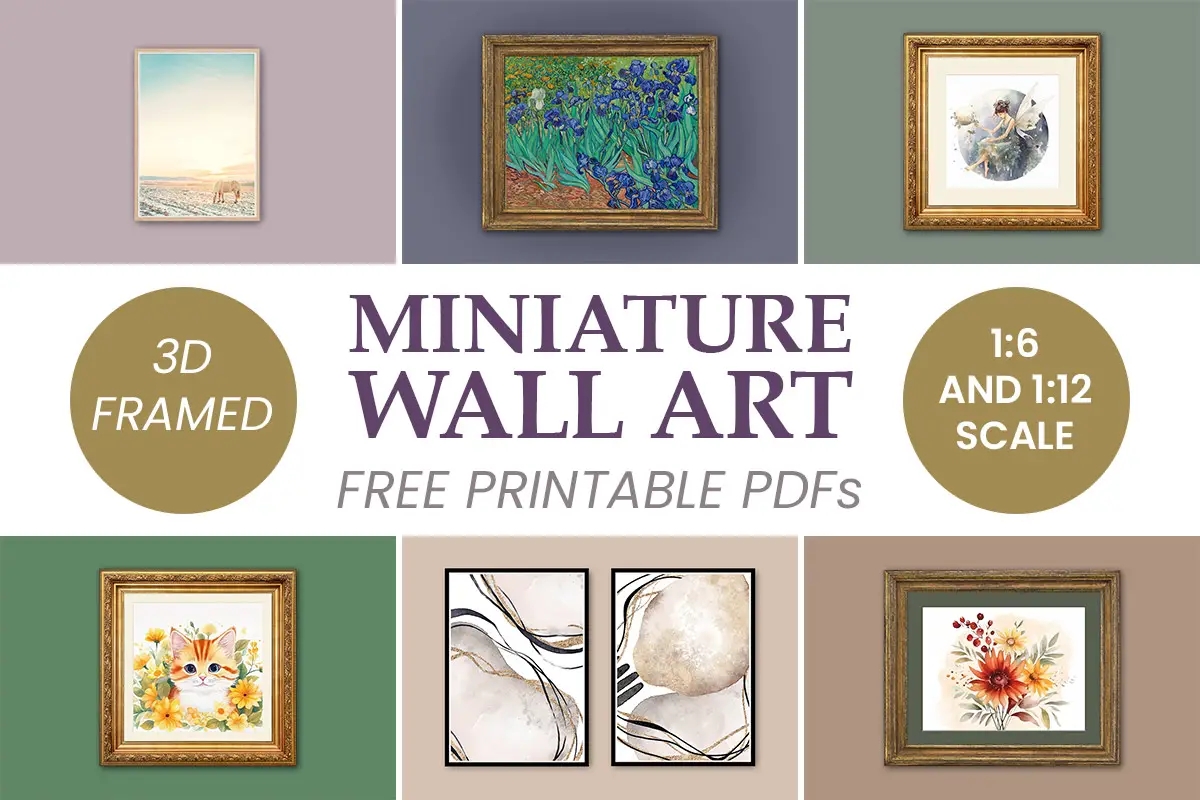 Miniature Shabby Printables Free