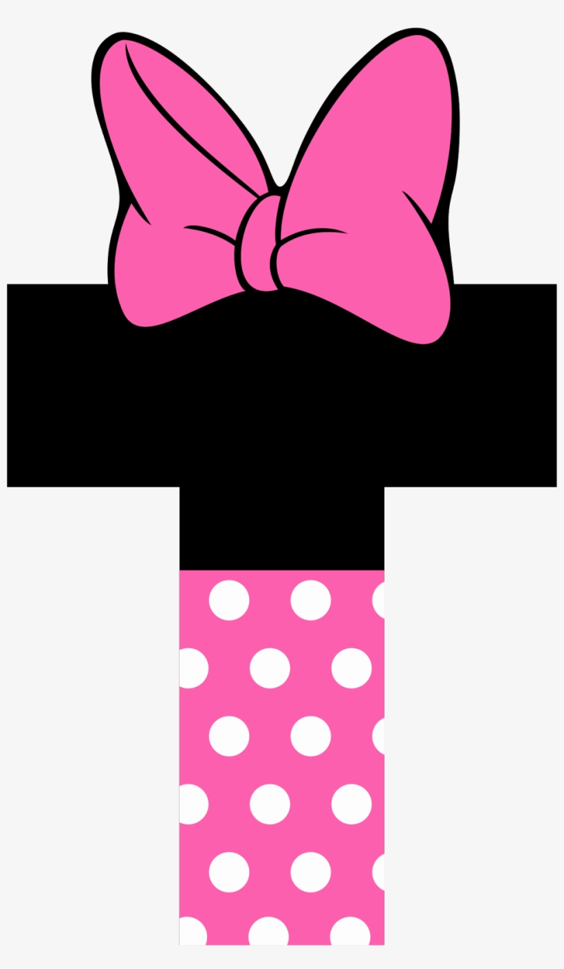 Minnie Mouse Party Birthday Decorations Printable Letra I Minnie Mouse Free Transparent PNG Download PNGkey