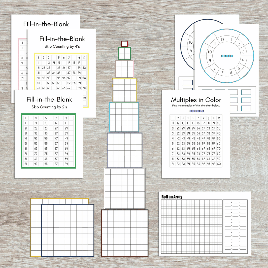 Montessori Hundred Board Activity Pack Payhip