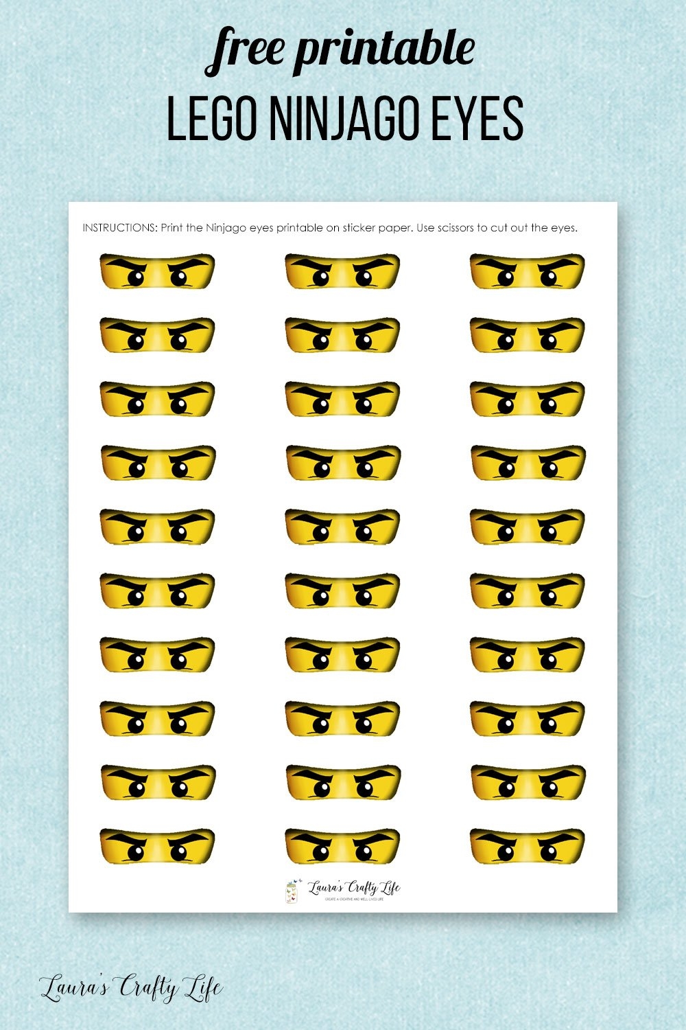 Ninjago Cupcake Liners