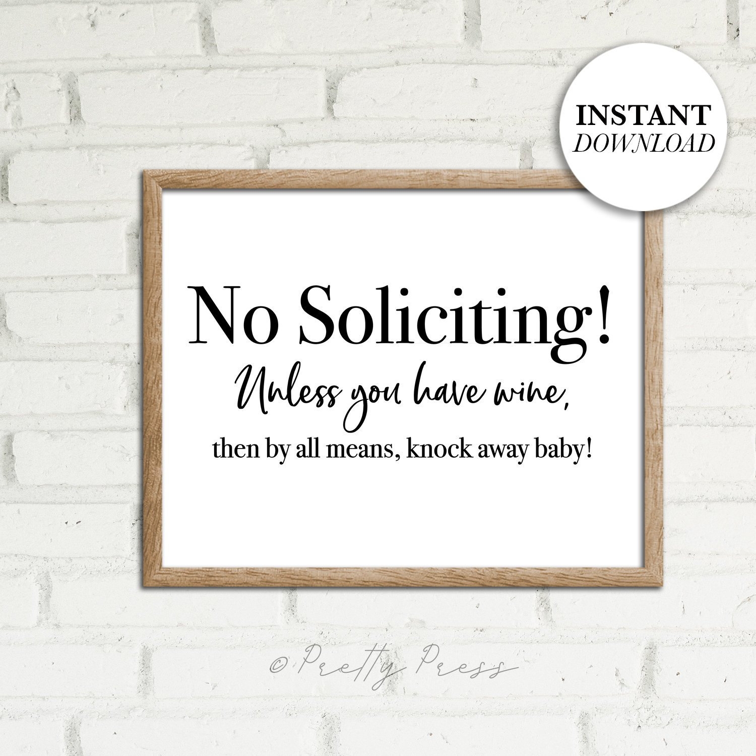 No Soliciting Sign Free Printable