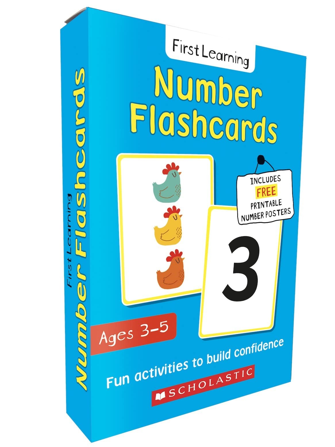 Numbers Flashcards For Ages 3 5 Perfect For Home Learning With Free Printable Number Posters Scholastic First Learning Evans Jean 9781407189895 Amazon Books