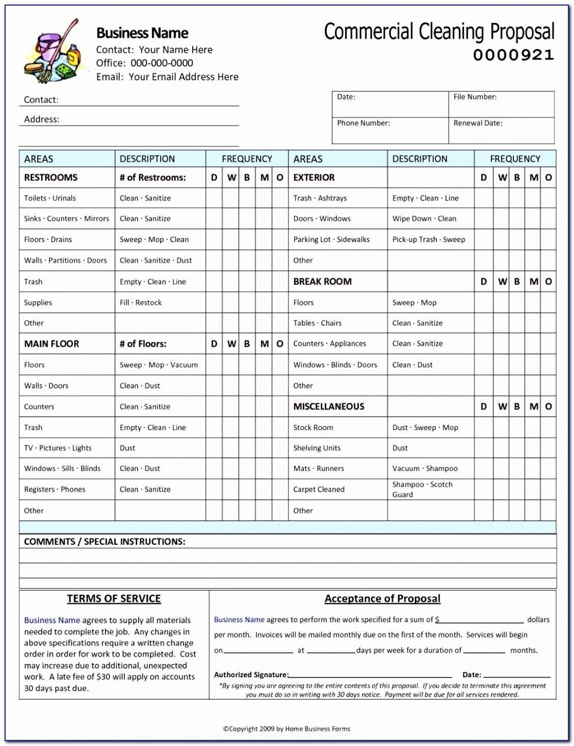 Official Estimate Template