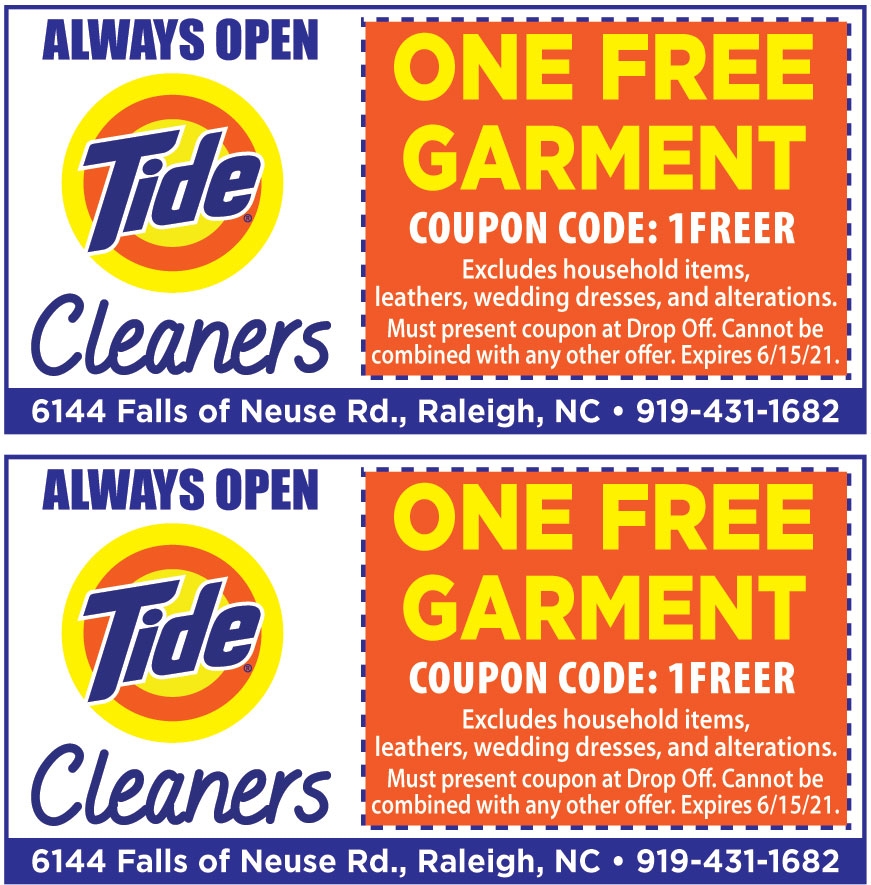 ONE FREE GARMENT Online Printable Coupons USA Local Free Printable Shopping Coupons