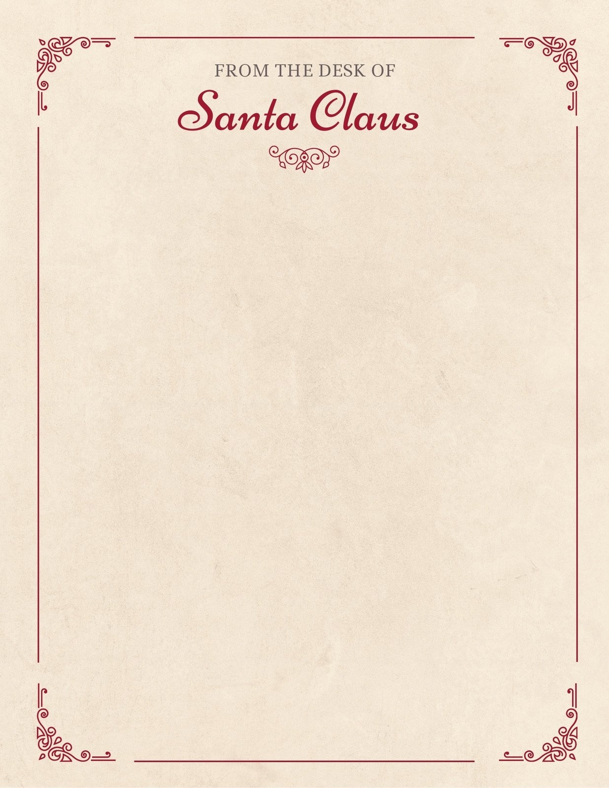 Page 2 Free Printable Santa Letter Templates You Can Customize Canva