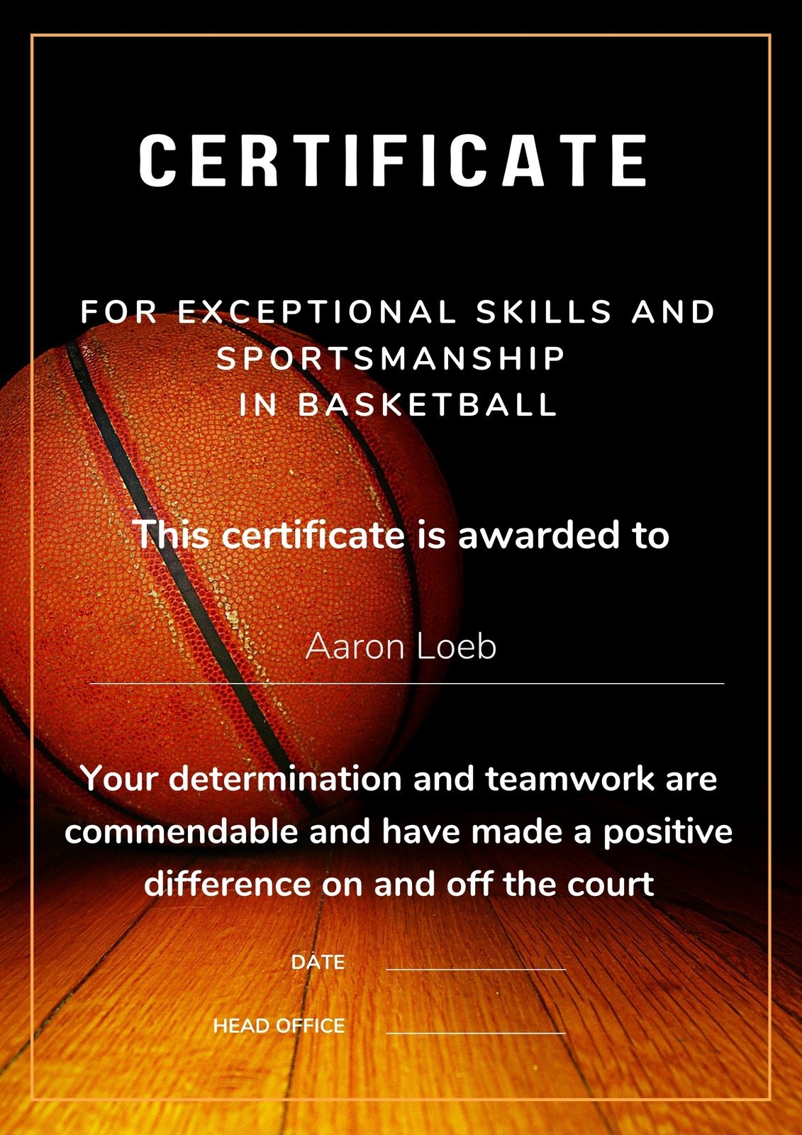 Page 4 Free Printable Customizable Sport Certificate Templates Canva