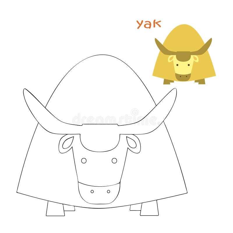 Yaks To Color Free Printable