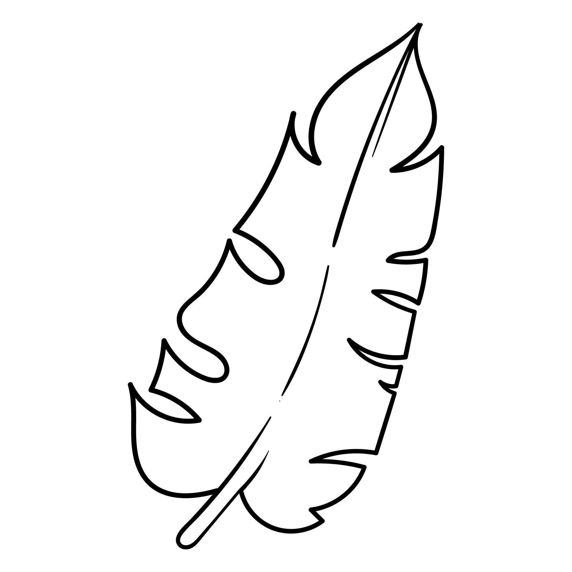 Palm Leaf Template 16 Free PDF Printables Printablee