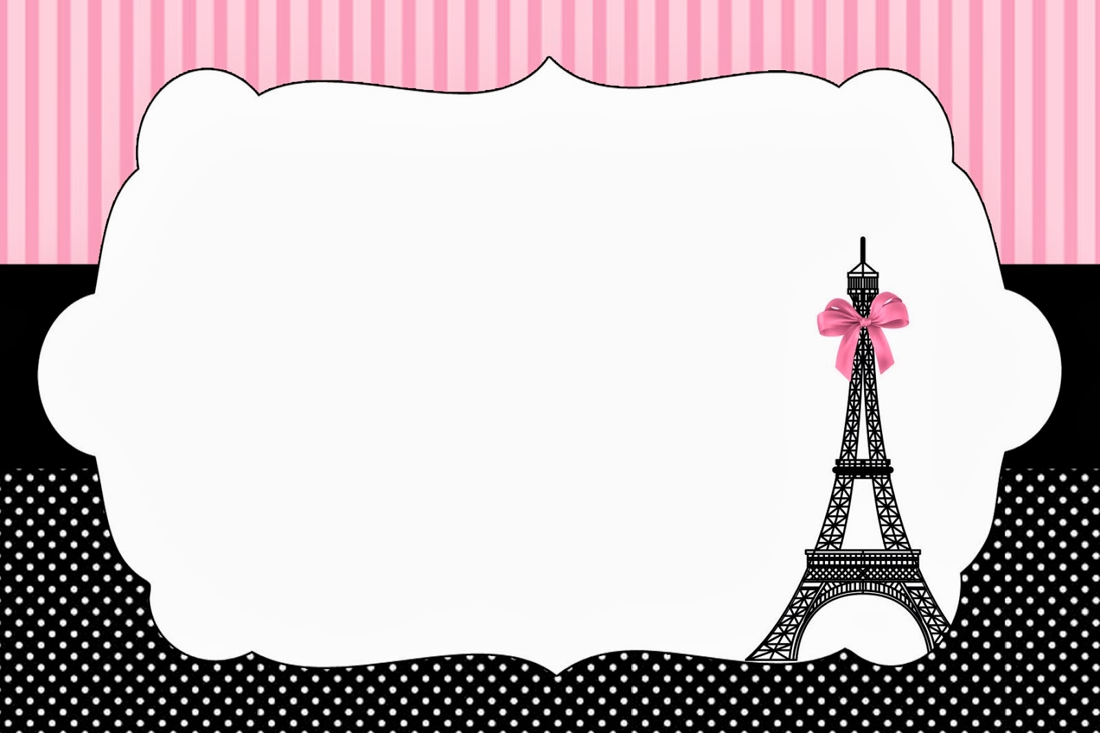 Paris Invitations And Free Party Printables Oh My Fiesta In English