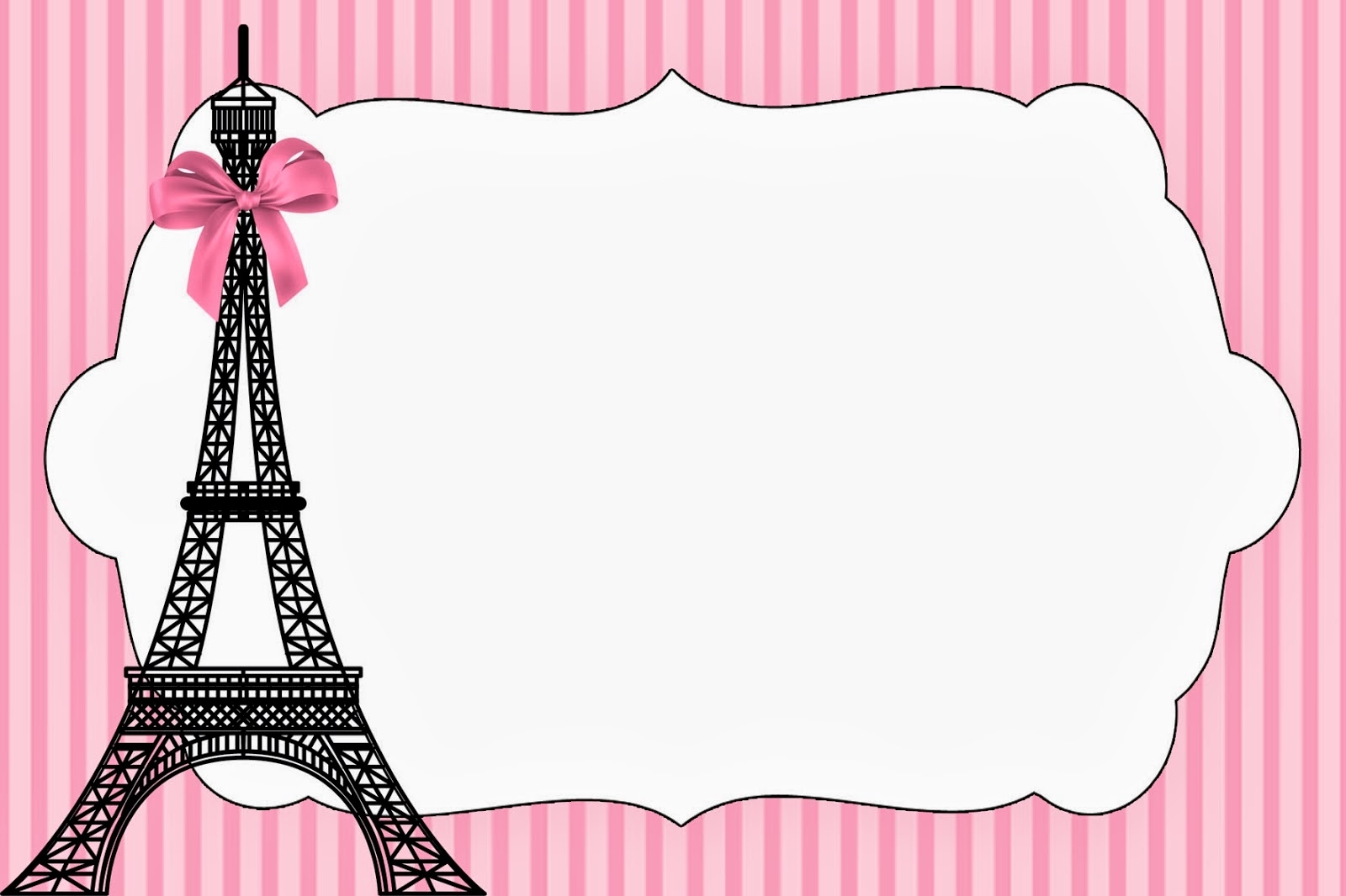 Paris Invitations And Free Party Printables Oh My Fiesta In English