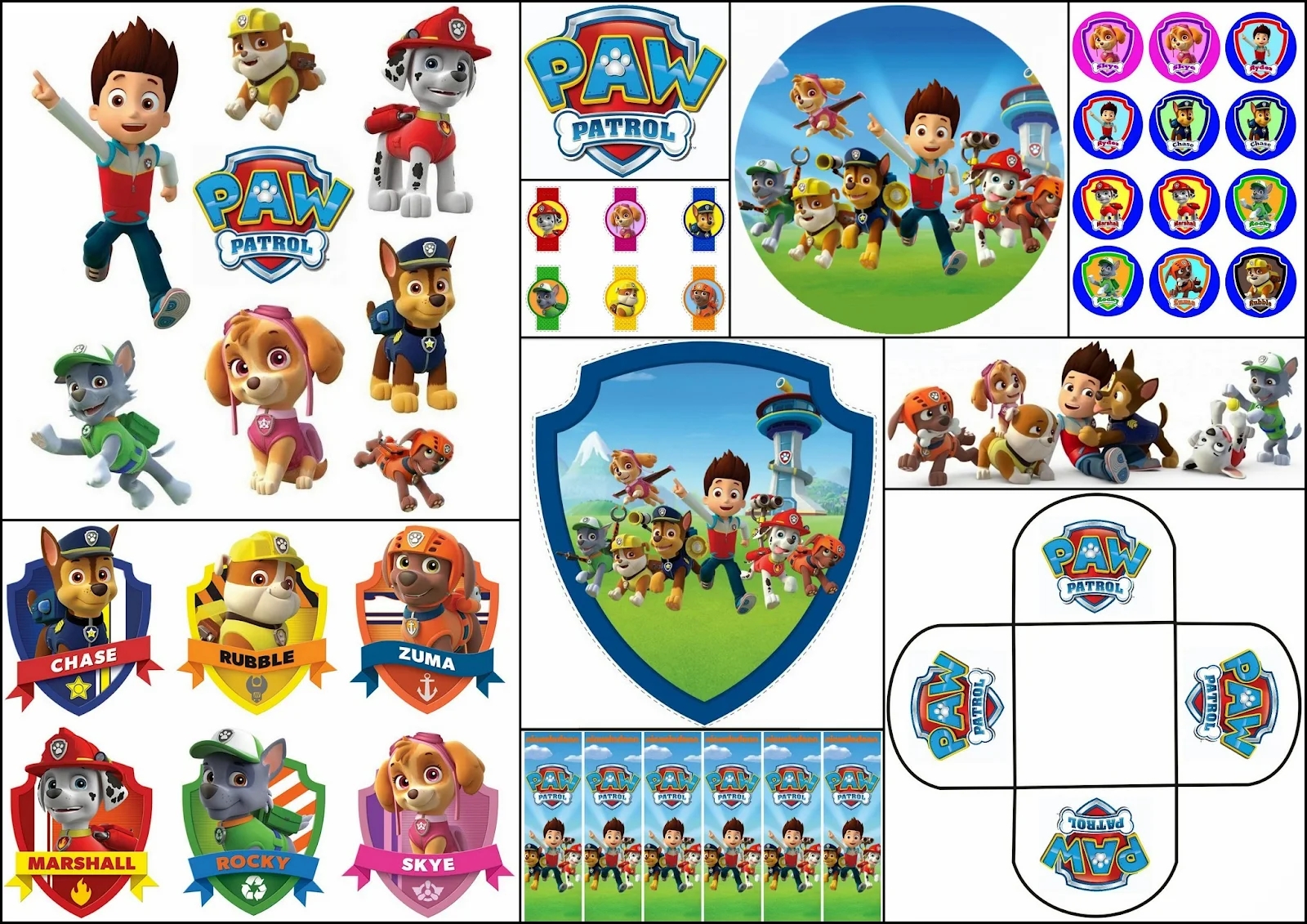 Paw Patrol Free Printable Kit Oh My Fiesta In English