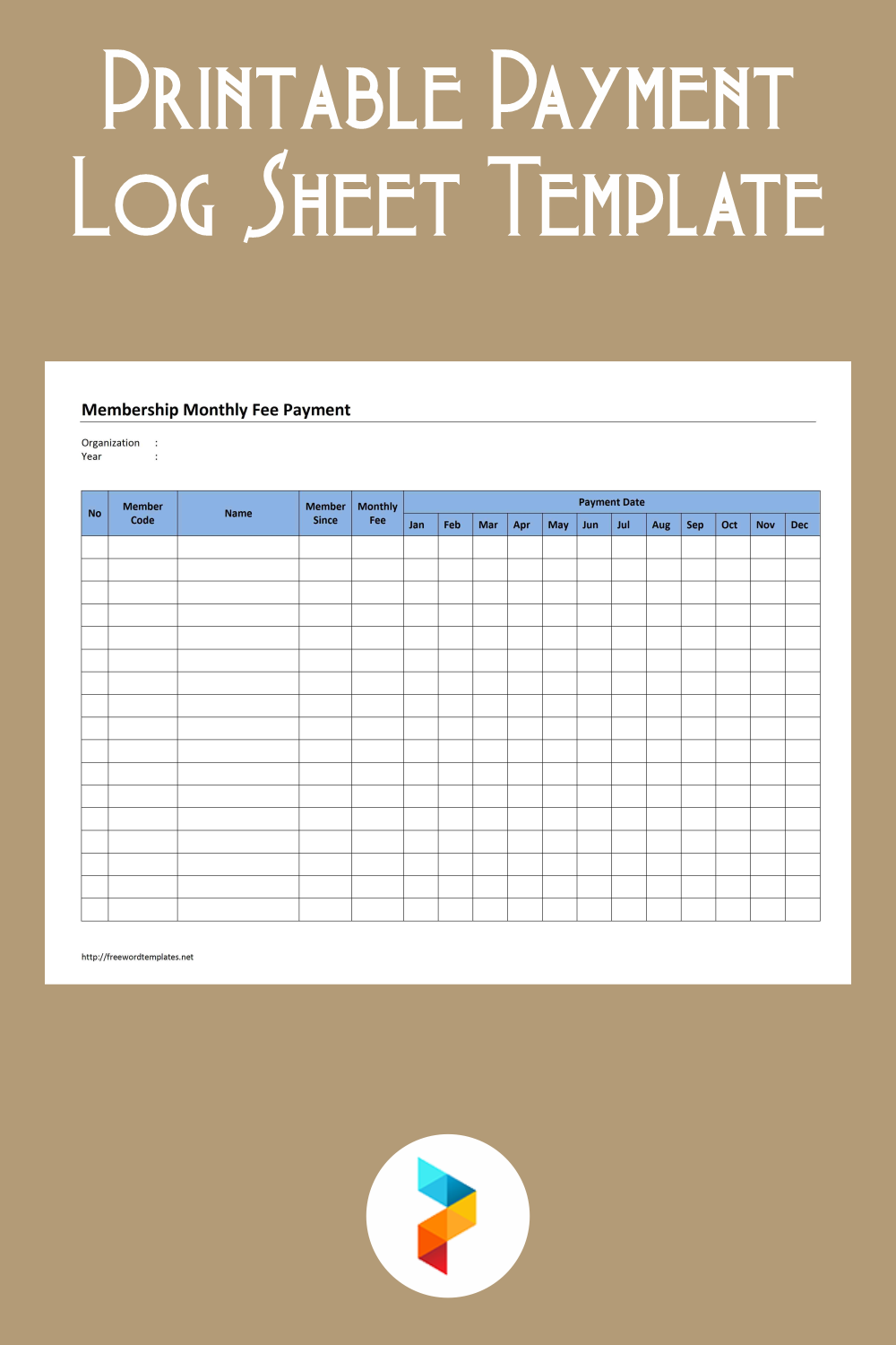 Payment Log Sheet Template 10 Free PDF Printables Printablee