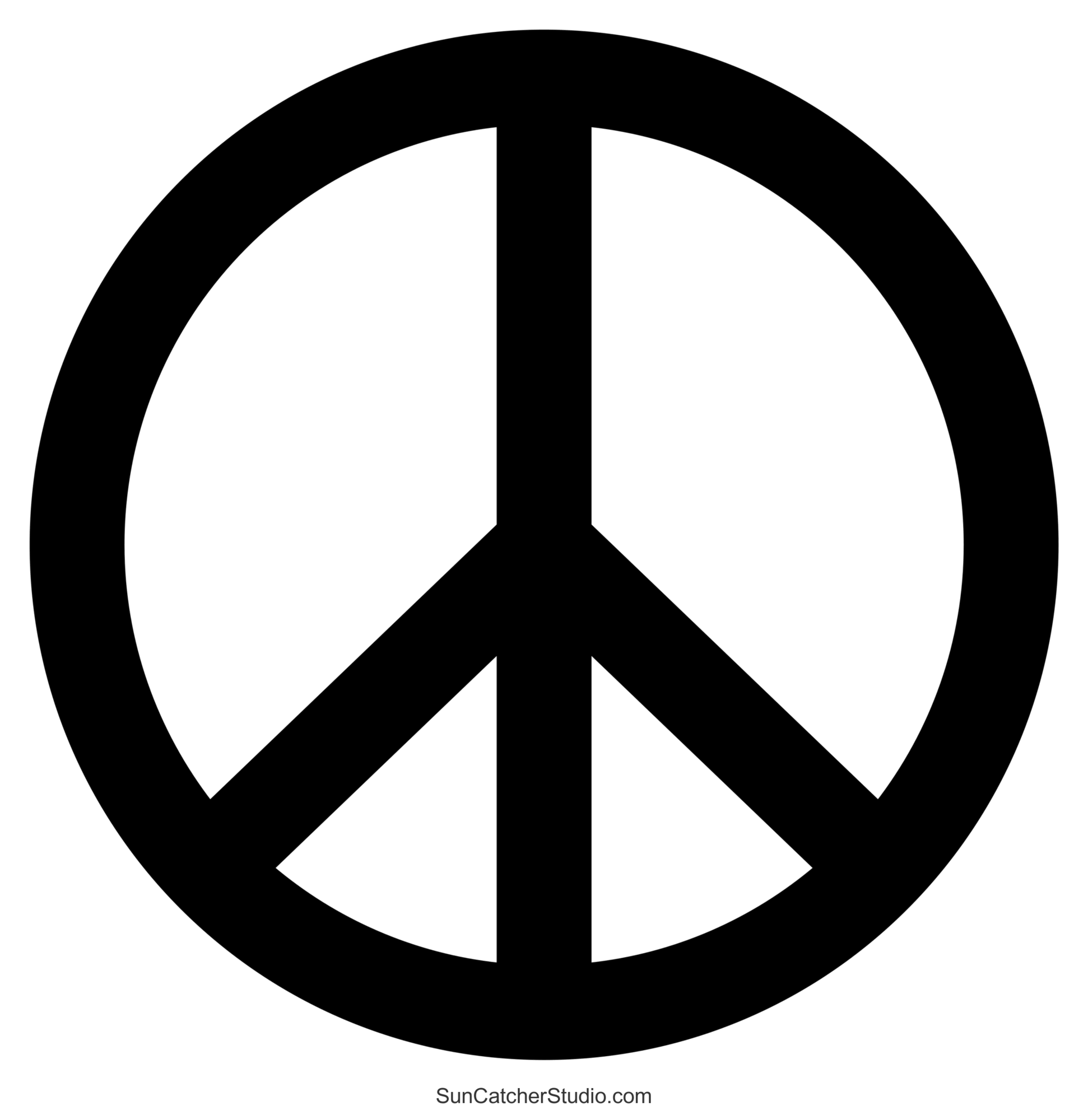 Peace Sign Love And Peace Symbol Clipart Templates DIY Projects Patterns Monograms Designs Templates