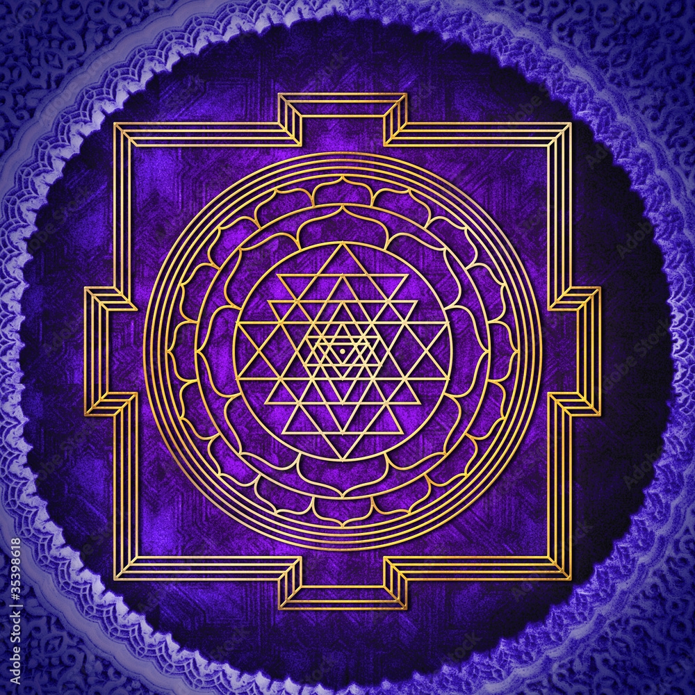 Photo Art Print Sri Yantra Saigonmanu
