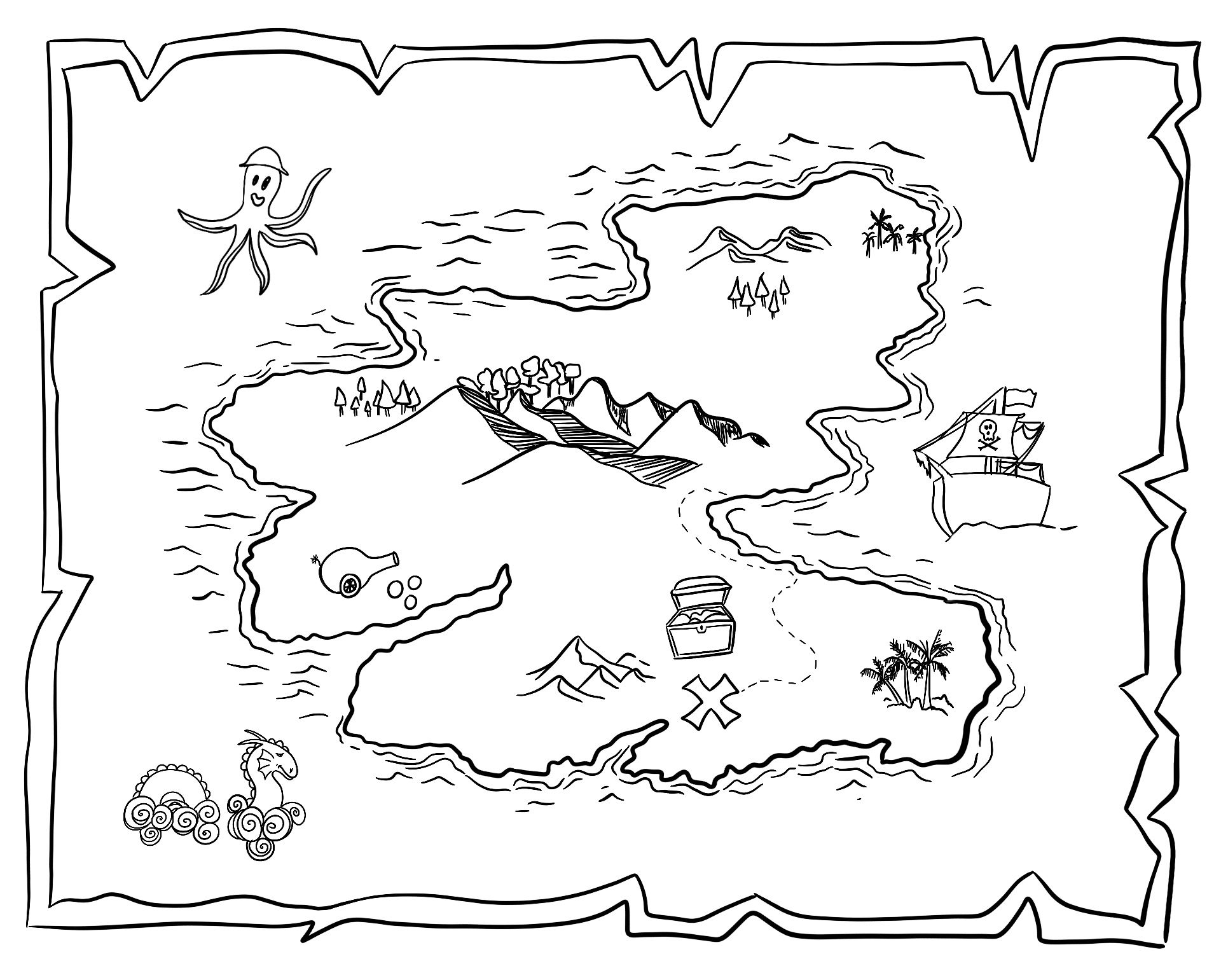 Free Printable Treasure Map