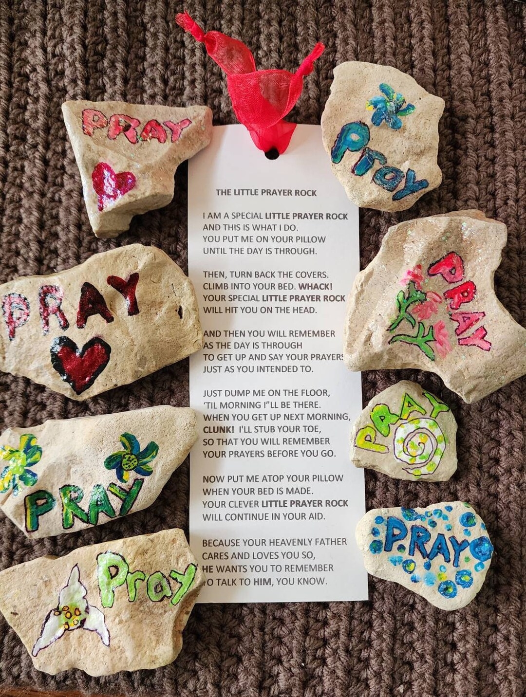 Prayer Rock Choice Of One Etsy