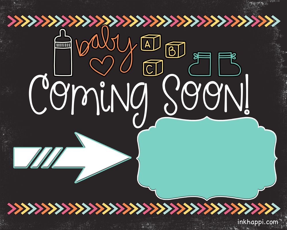 Pregnancy Announcement Oh My free Printables Inkhappi