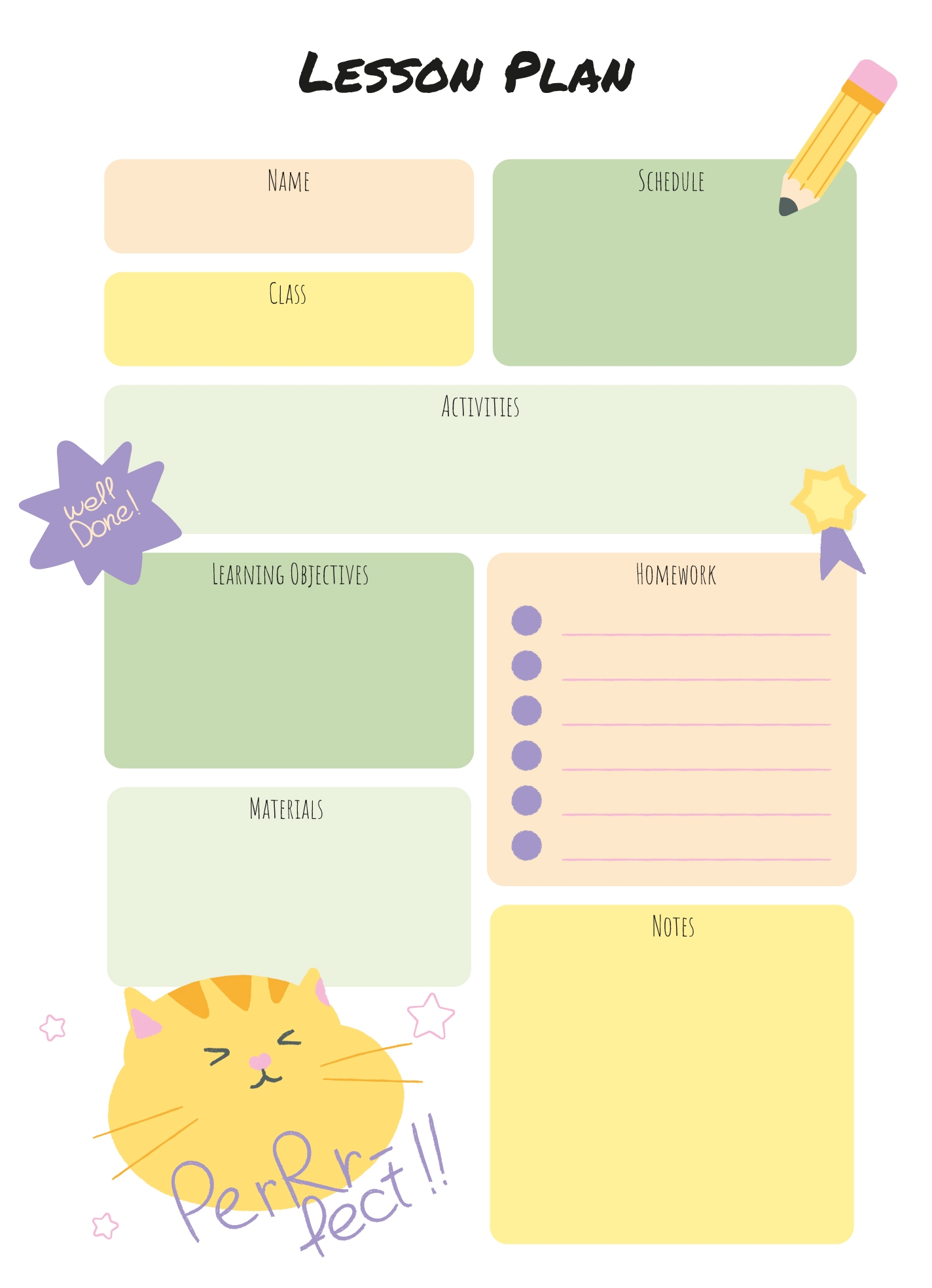 Free Printable Infant Lesson Plans