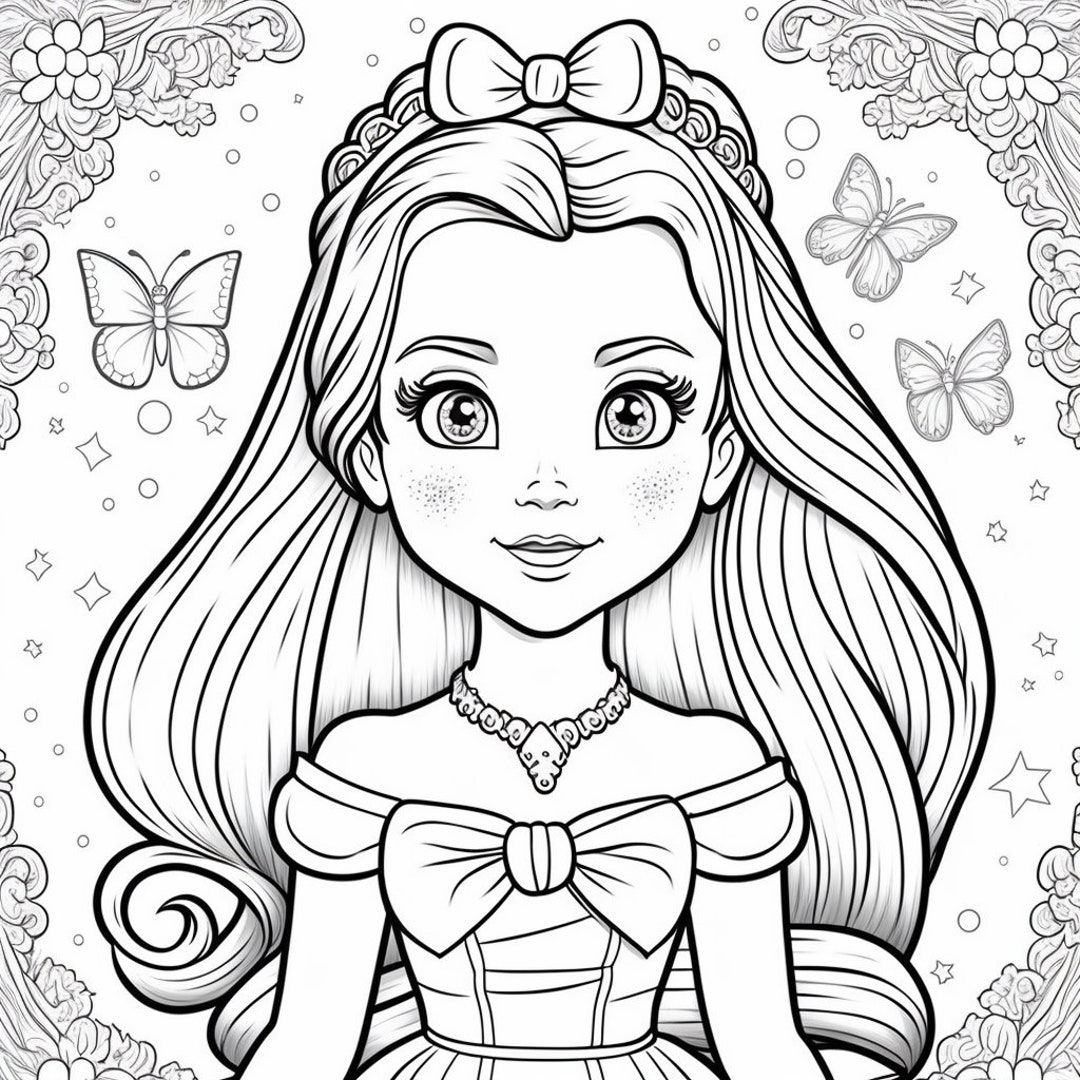 Free Printable Princess Coloring Pages