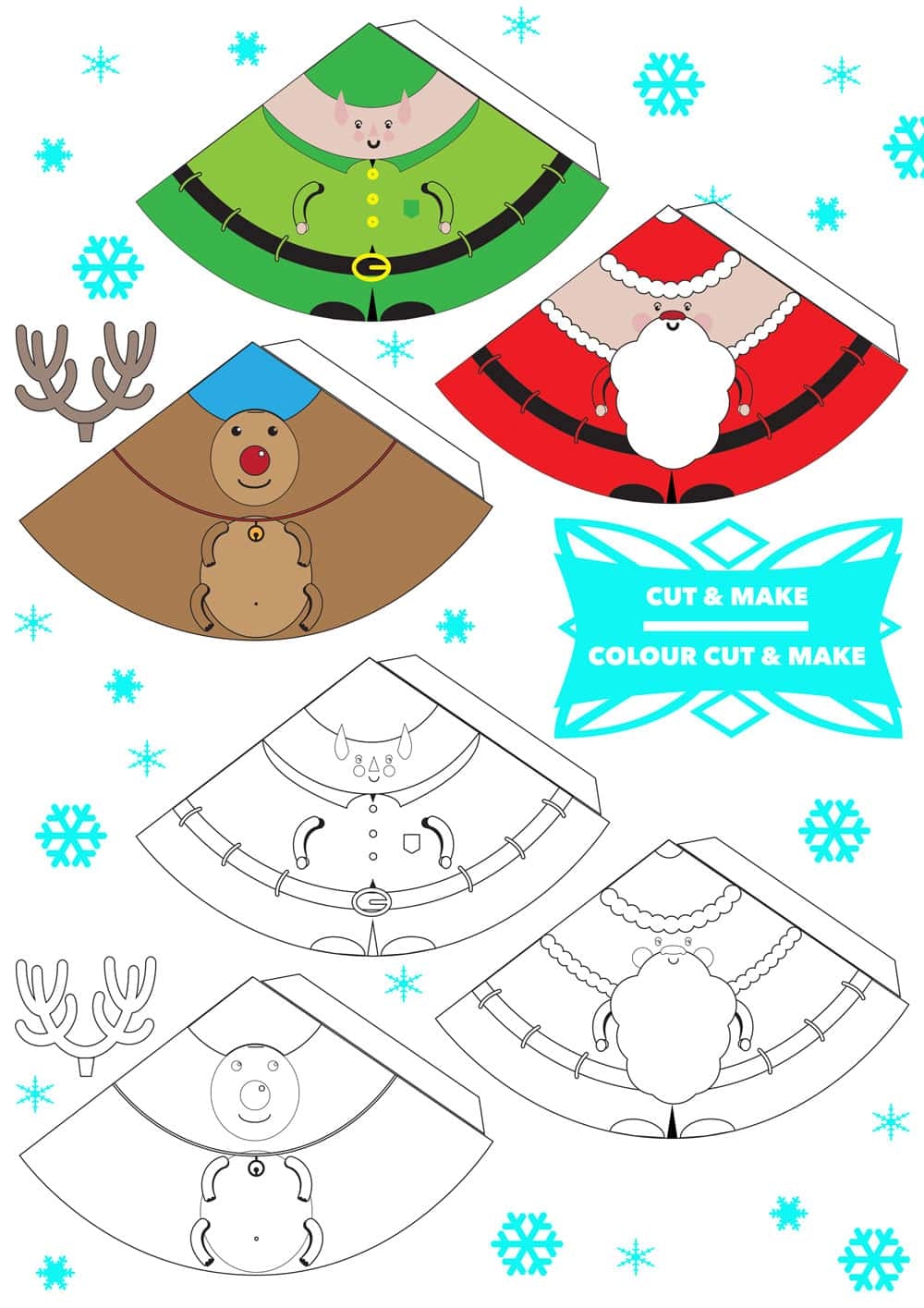 Printable 3D Christmas Decorations