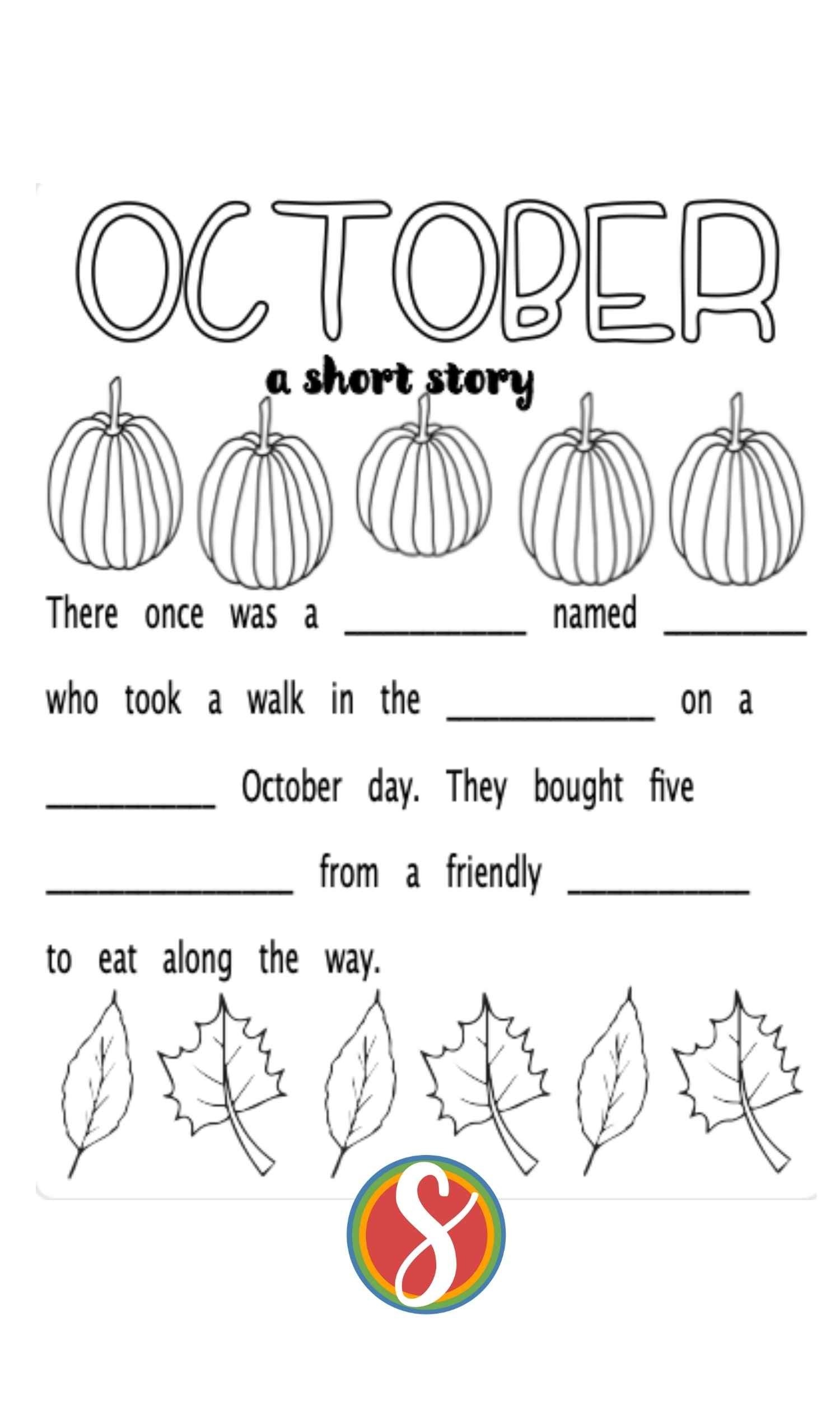 Free Printable Fall Learning